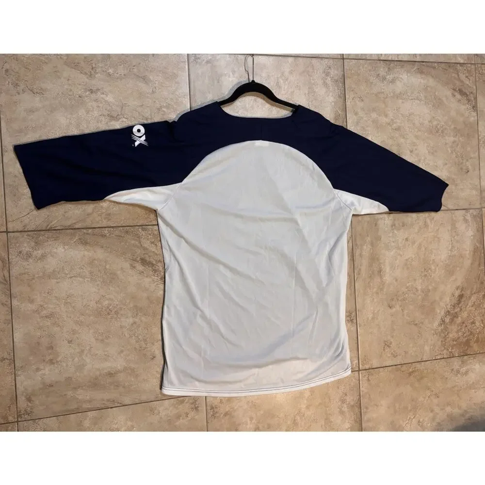 San Diego Padres SGA 3/4 Sleeve Jersey Blue Mens Size XL Adult Giveaway - Picture 3 of 8